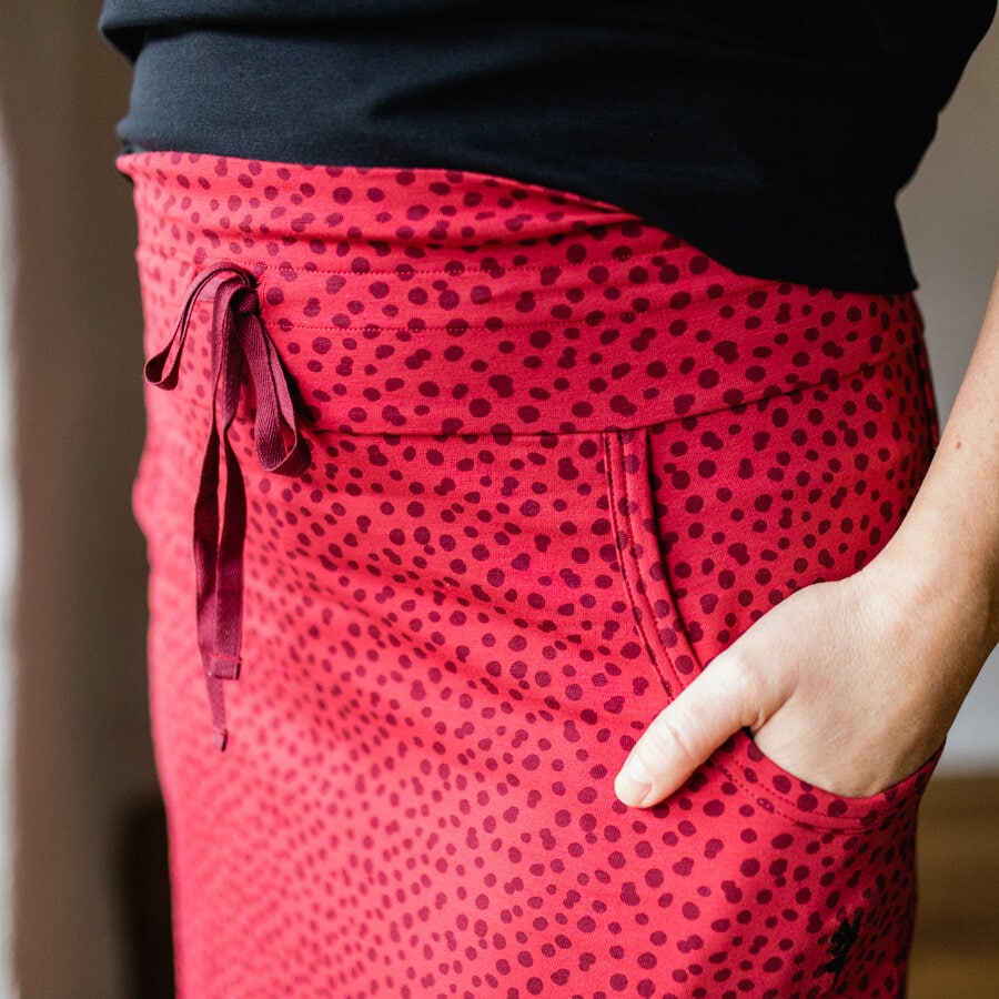 Wish come true skirt sj - tiffany peony red