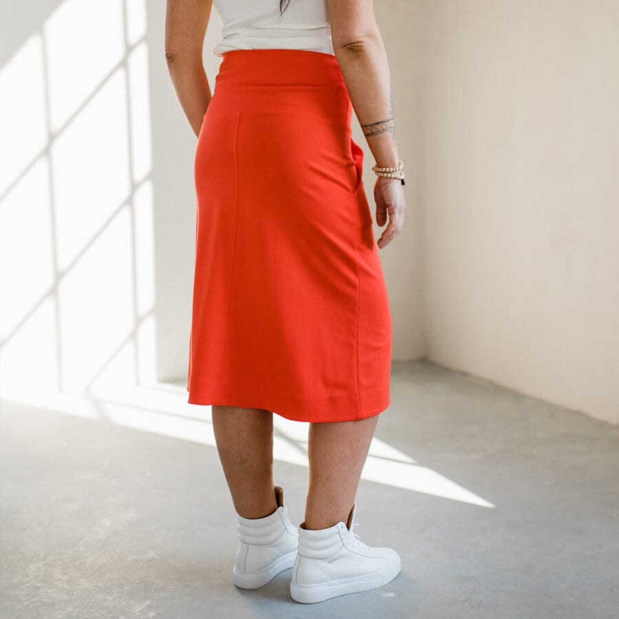 Silhuette skirt - soft red