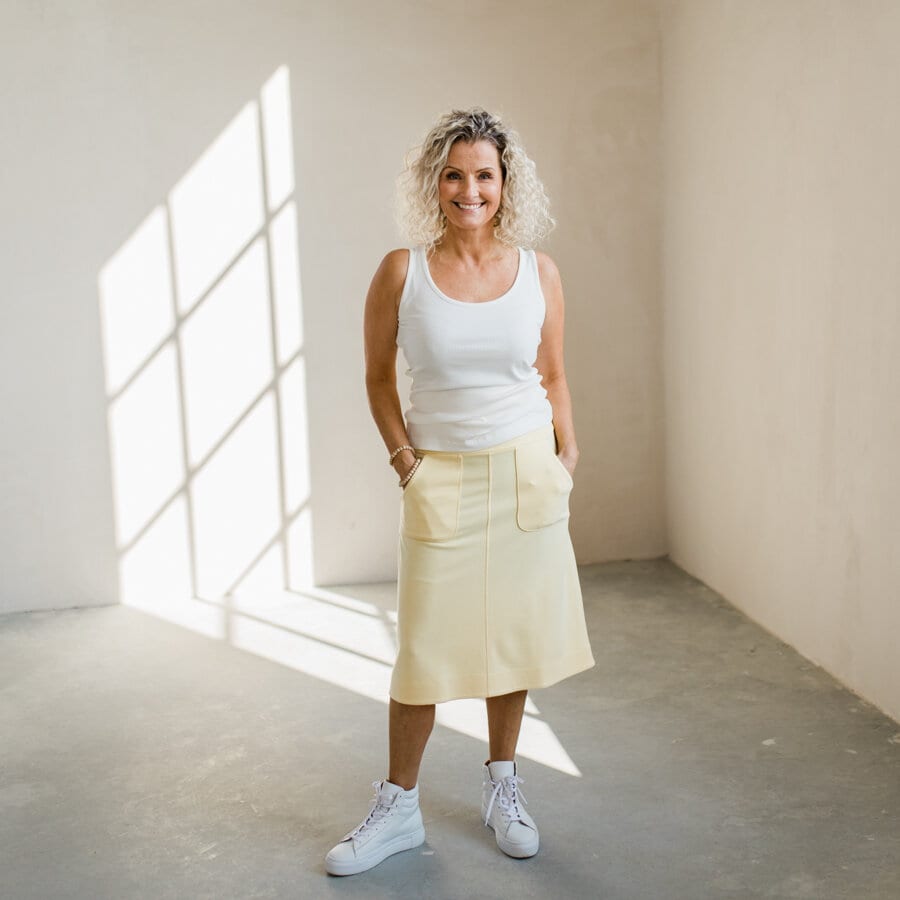 Silhuette skirt - faded sun