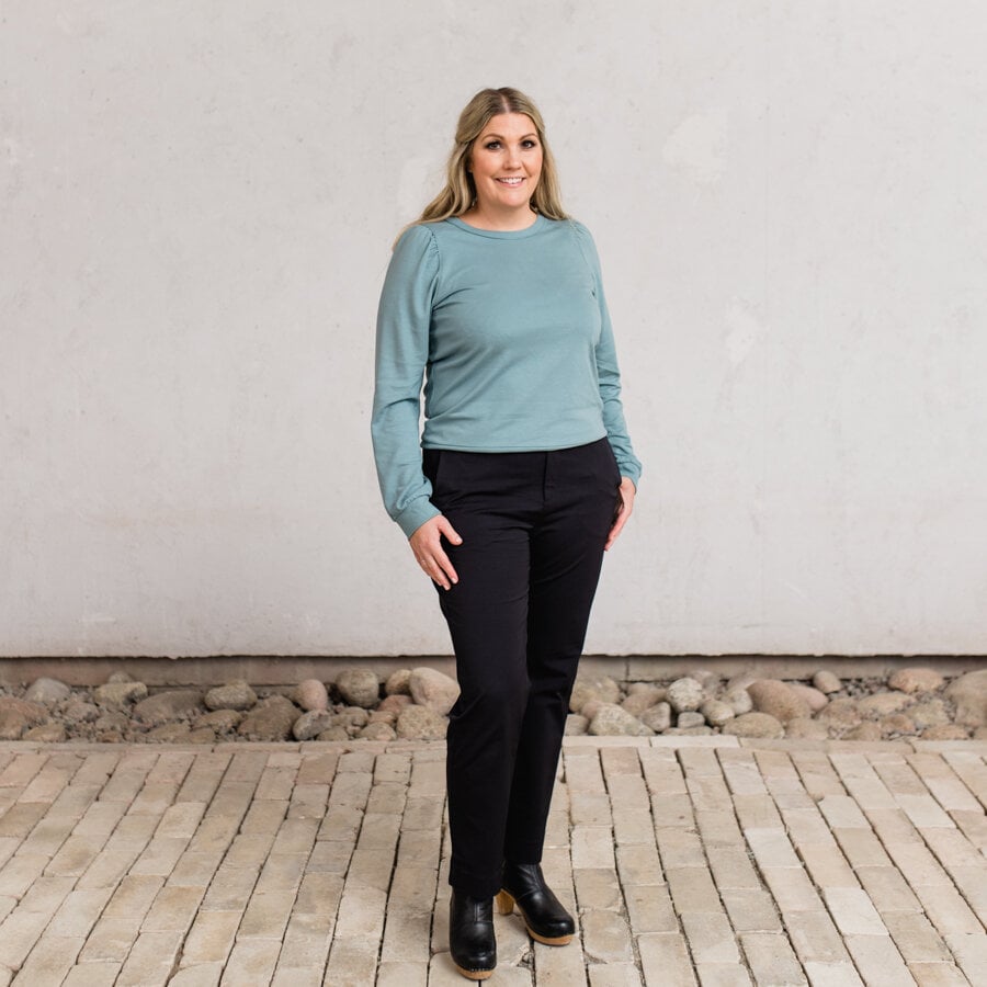 Reach sweater - sea petrol