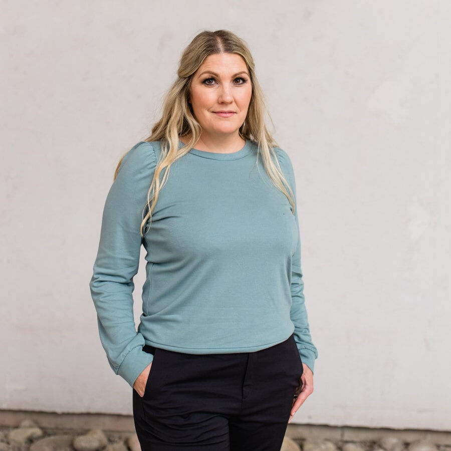 Reach sweater - sea petrol