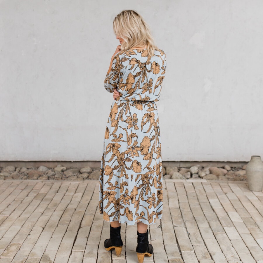 Corinne dress - beauty ice grey