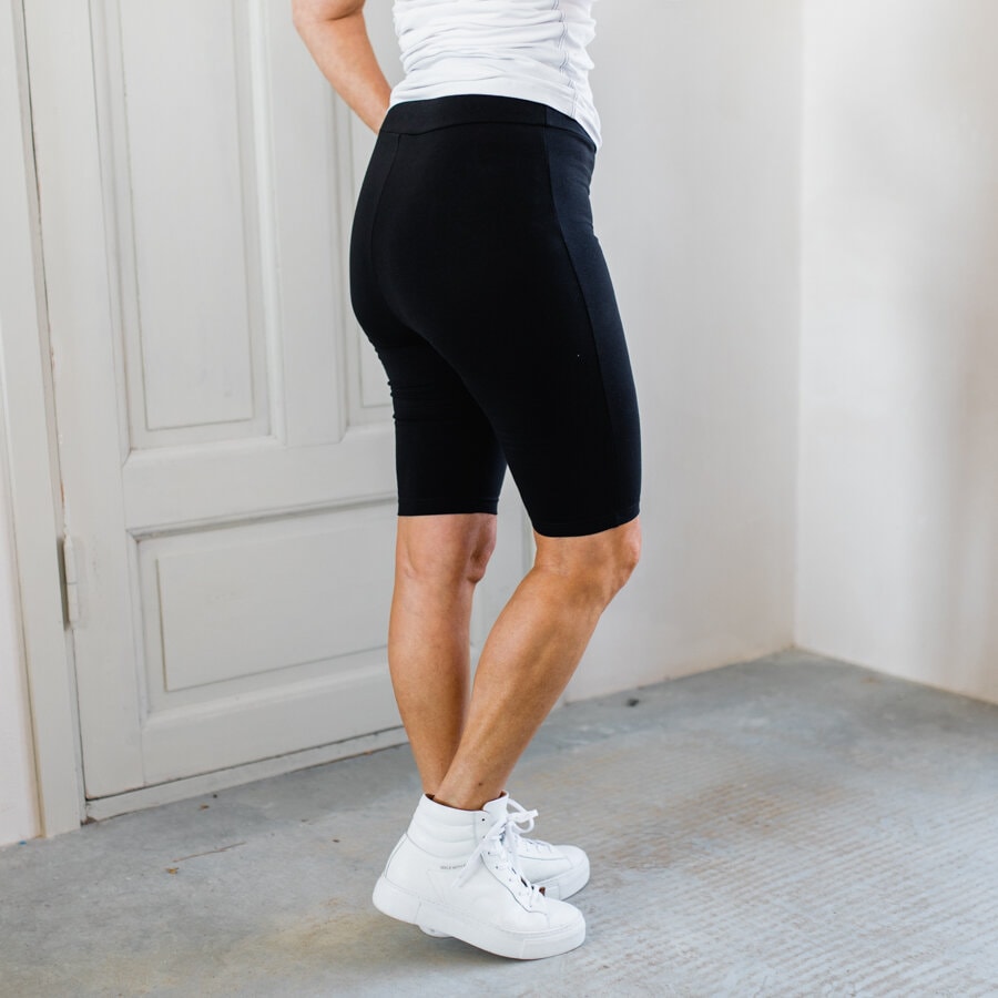 Up short leggings - black