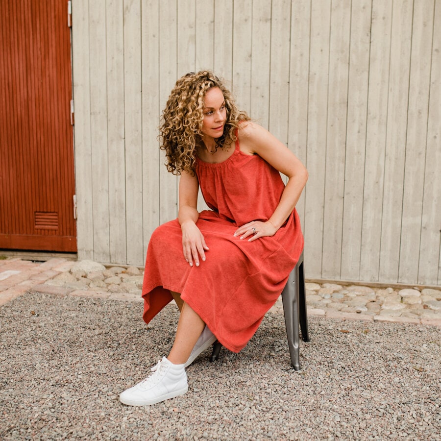 Style dress - pink clay