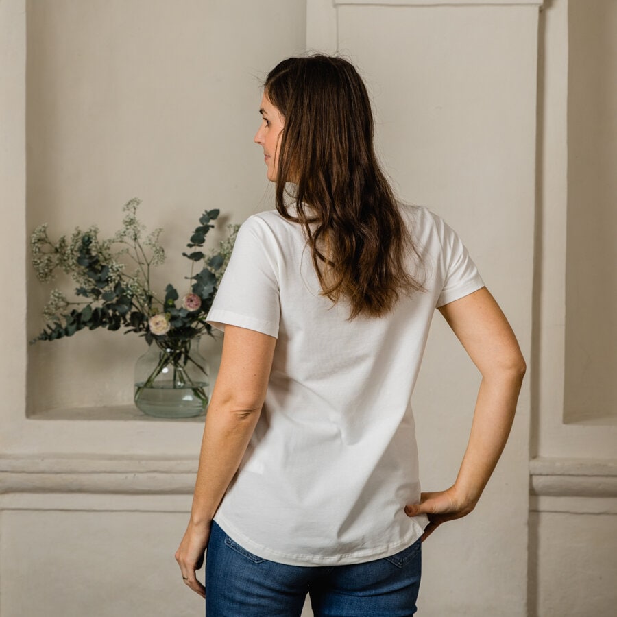 Harmony top ss - soft white