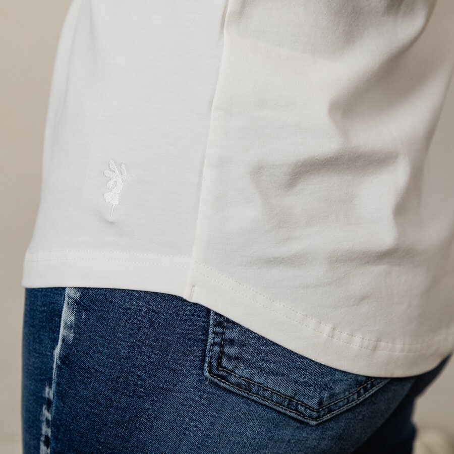 Harmony top ss - soft white