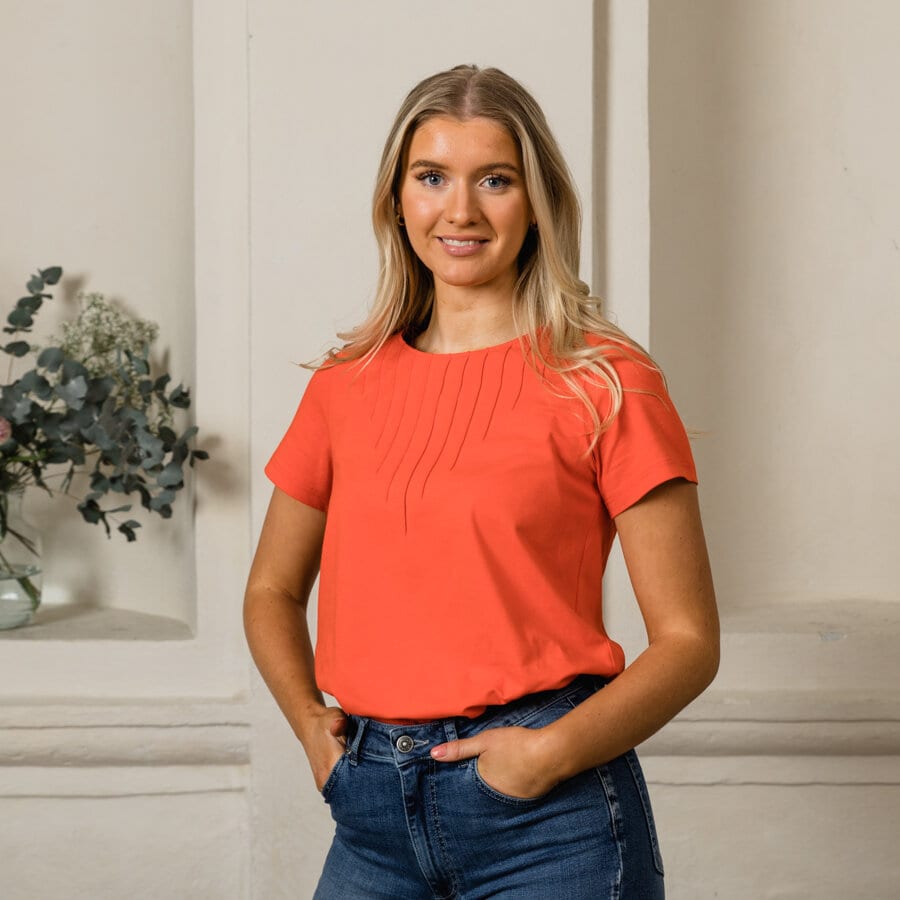 Harmony top ss - soft red