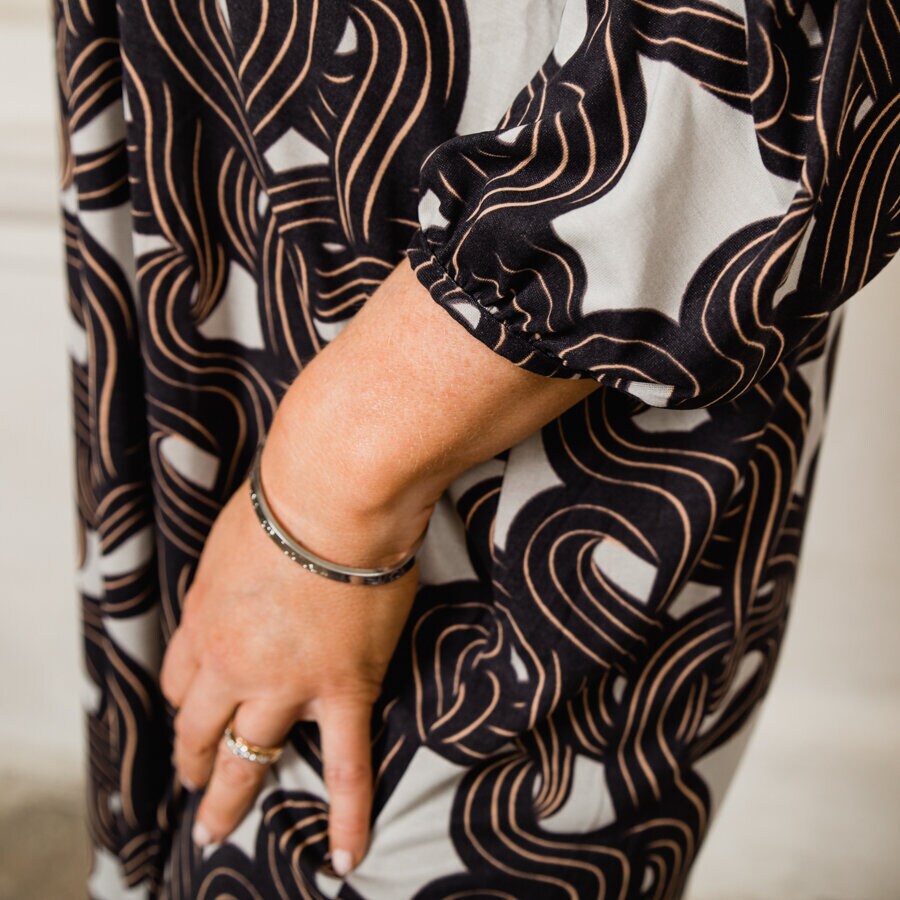 Universe dress - chaplet silver moss