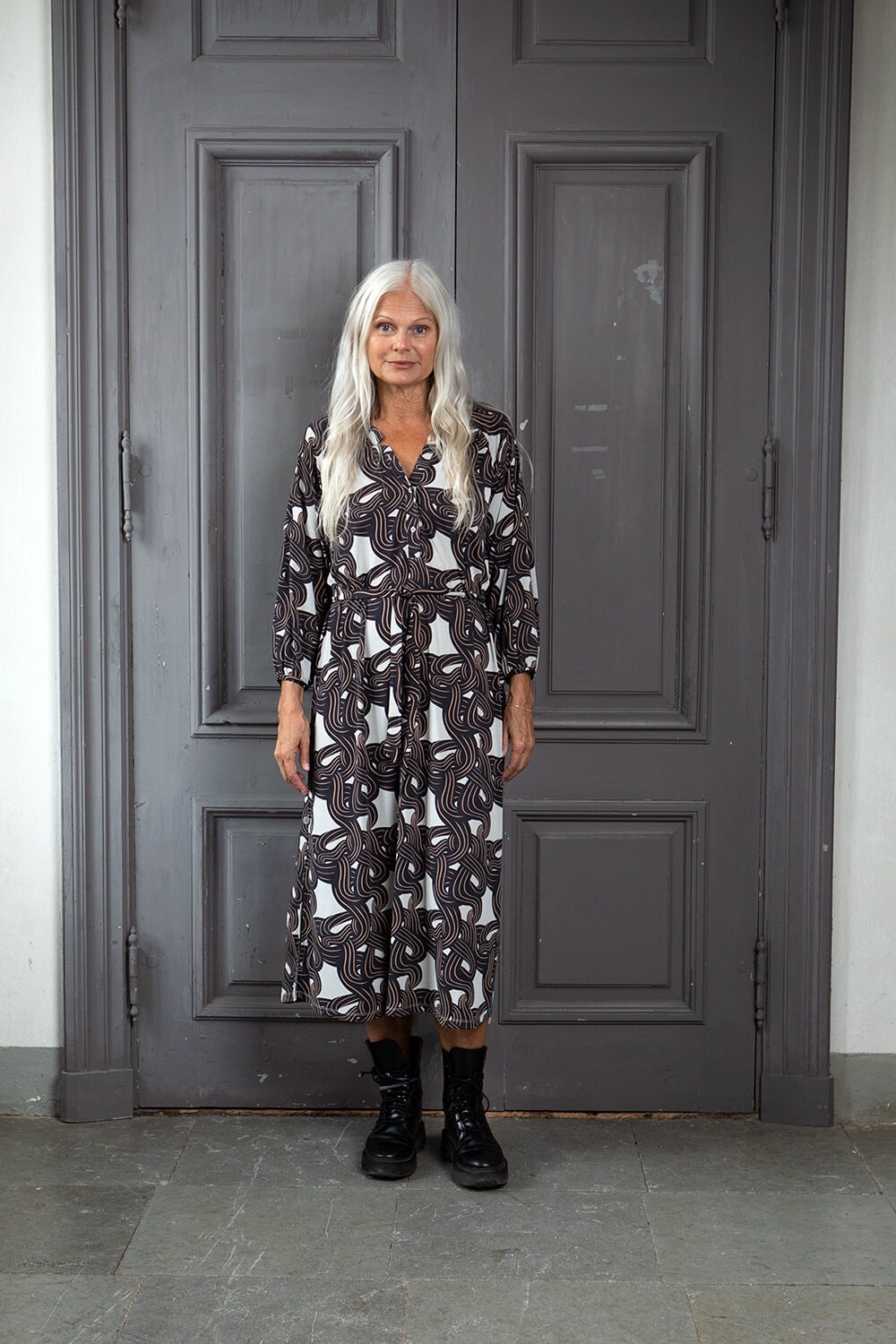 Universe dress - chaplet silver moss