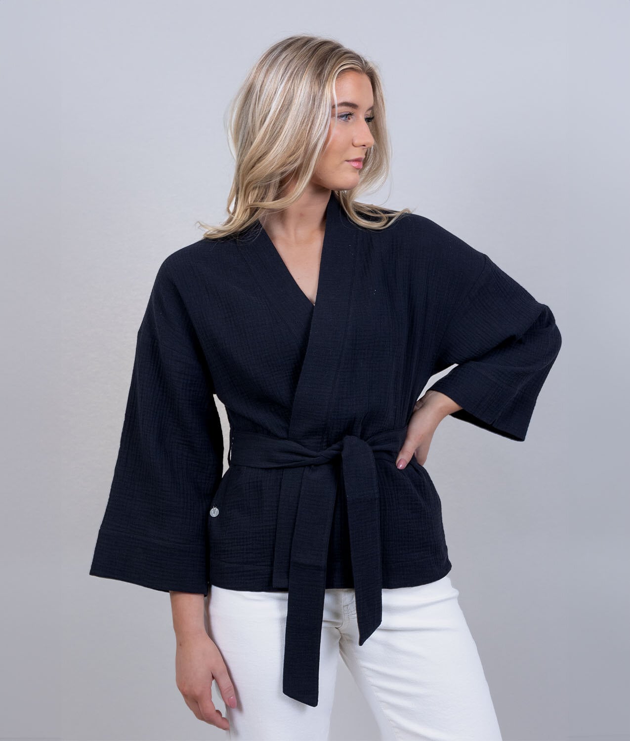 Larissa kimono - black