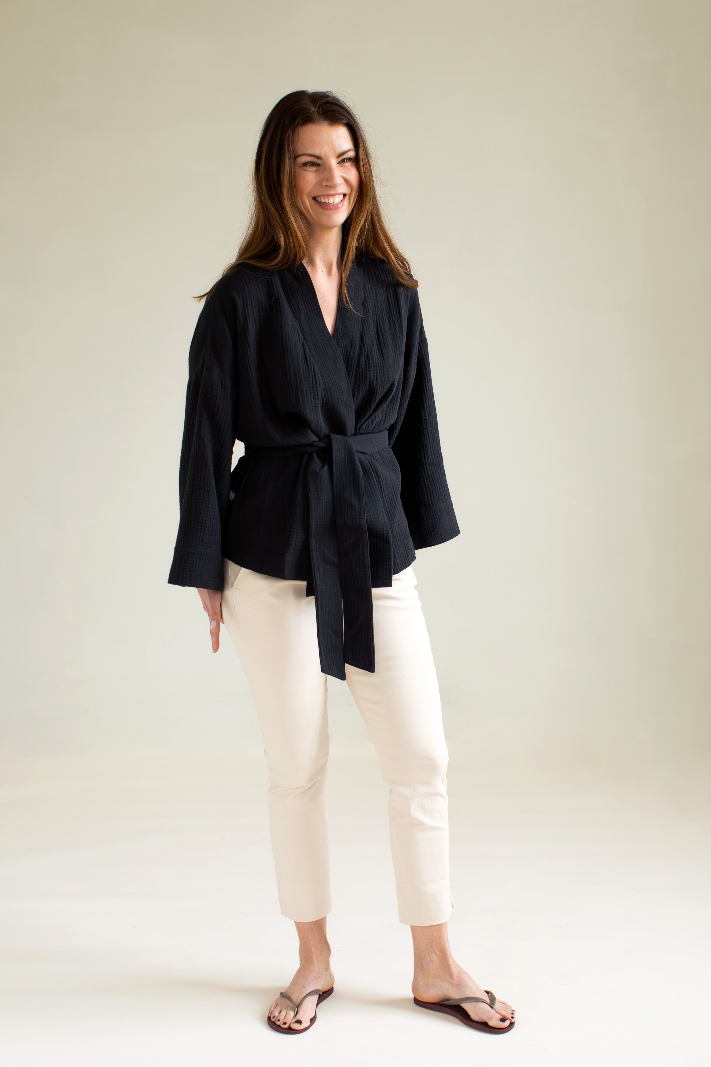 Larissa kimono - black