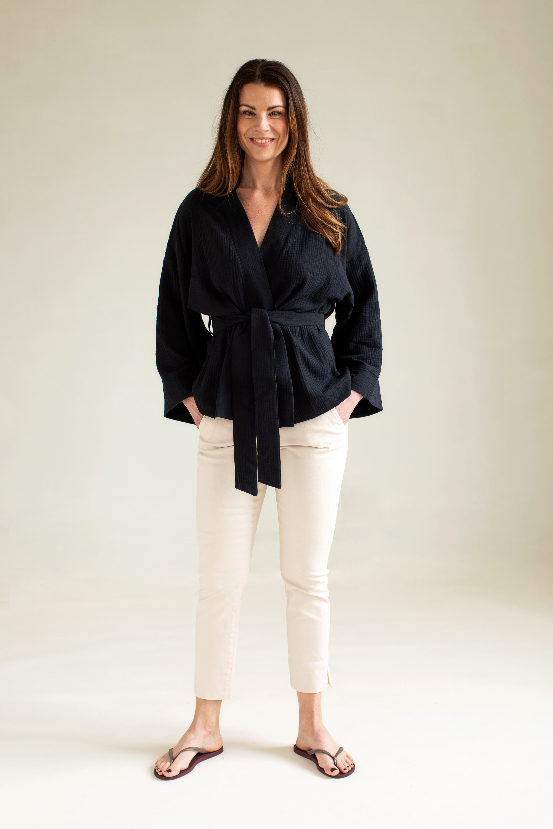 Larissa kimono - black