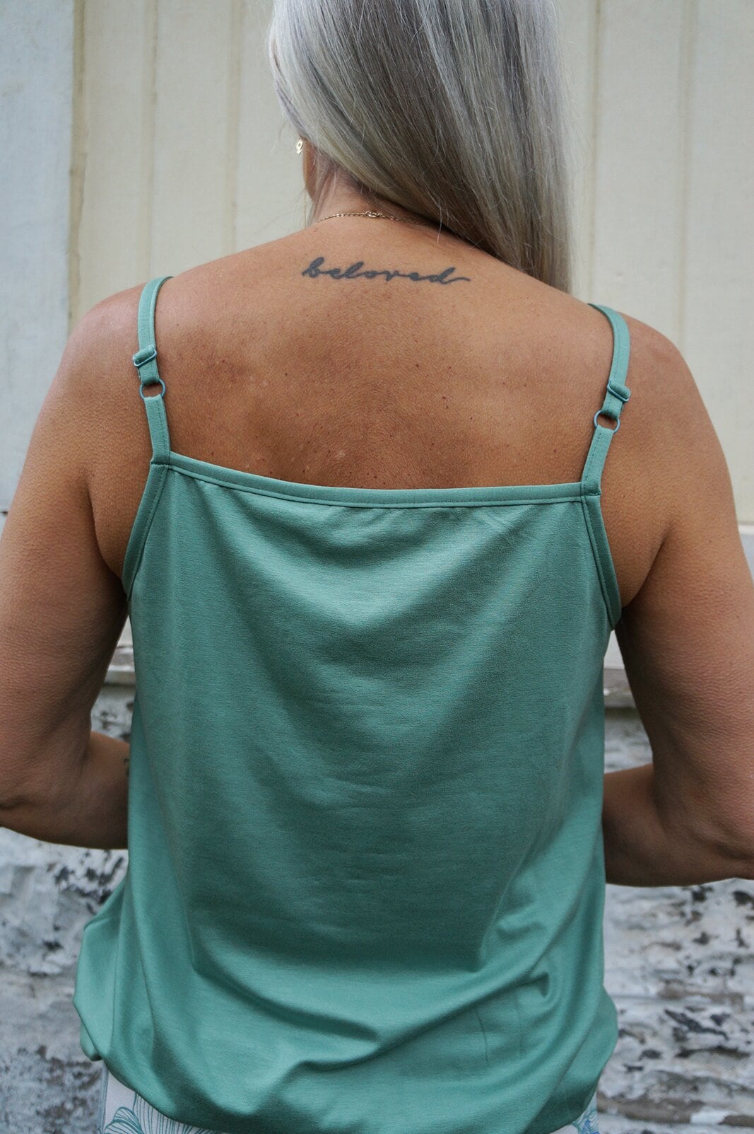 Rich singlet - teal green