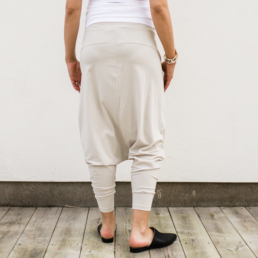Laid back pants - champagne