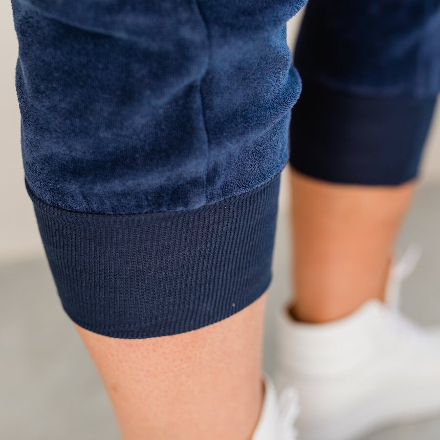 Holiday pants terry - indigo