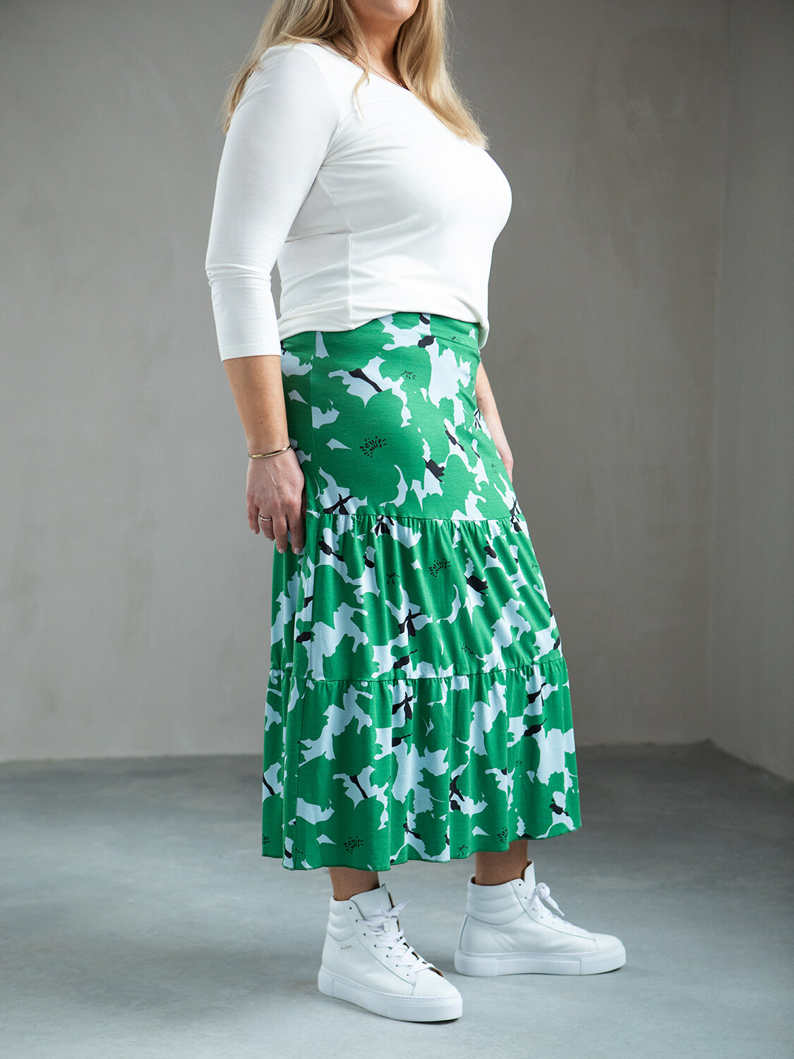 Focus skirt - rio stone blue