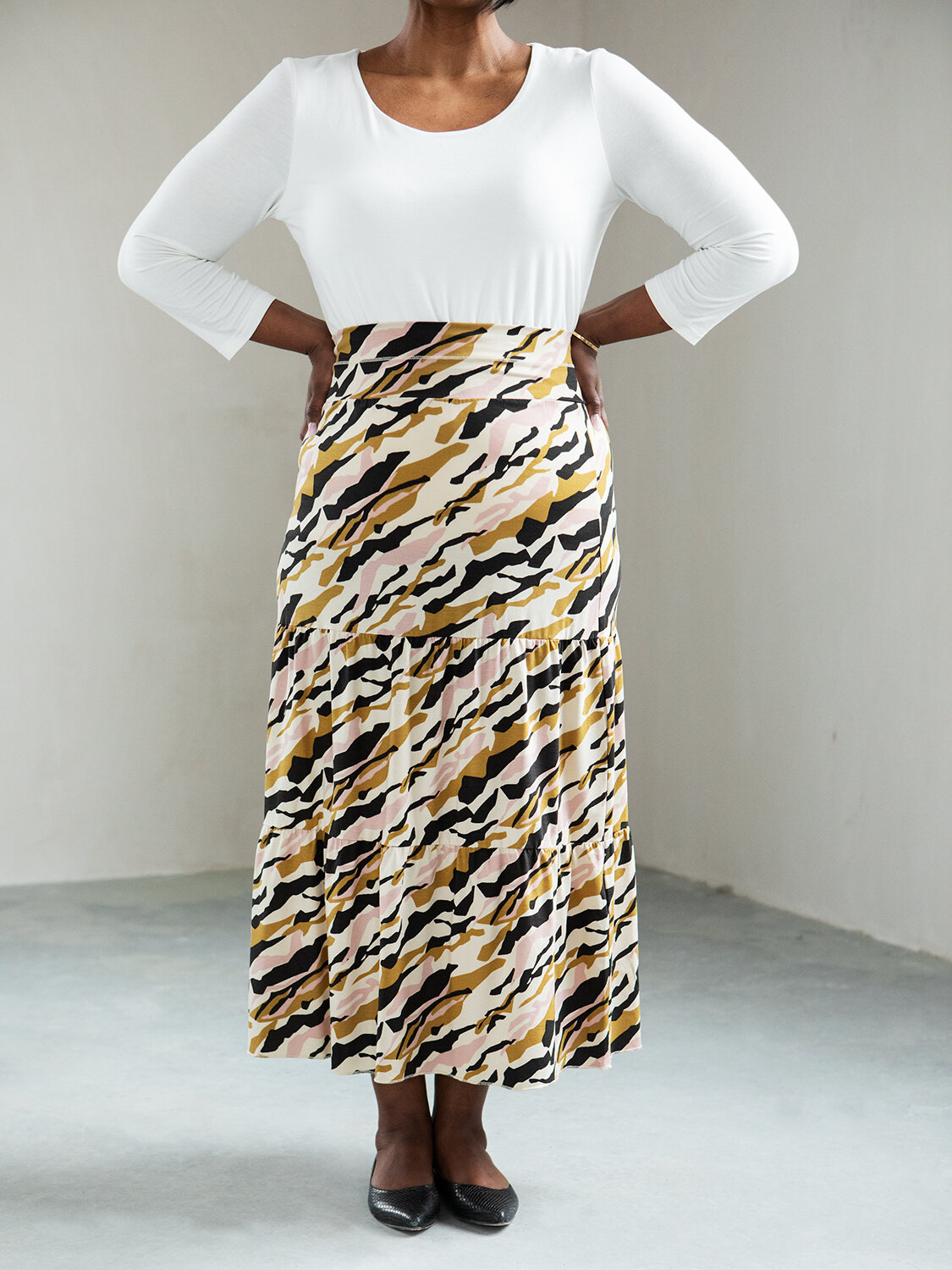 Focus skirt - mist shell