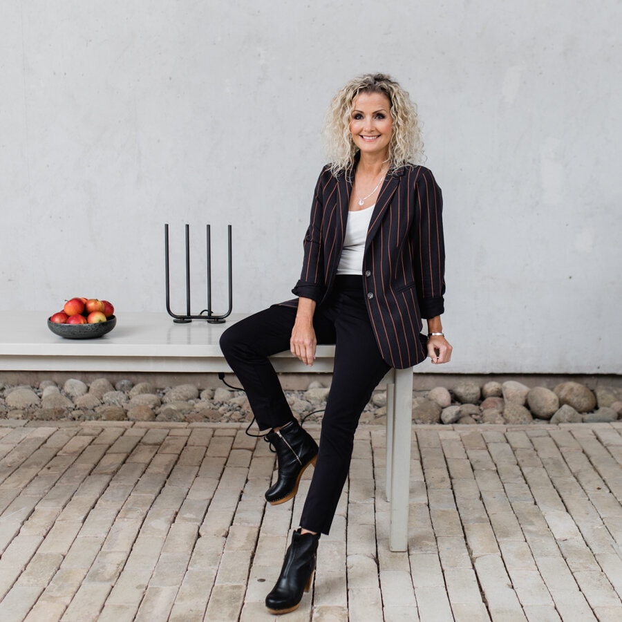 Tiding blazer - pitch dusk grey