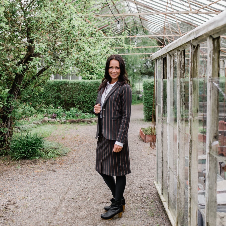 Tiding blazer - pitch dusk grey