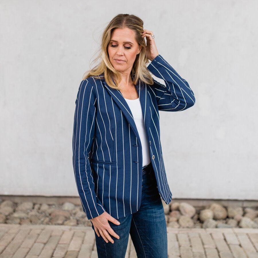 Tiding blazer - pitch indigo