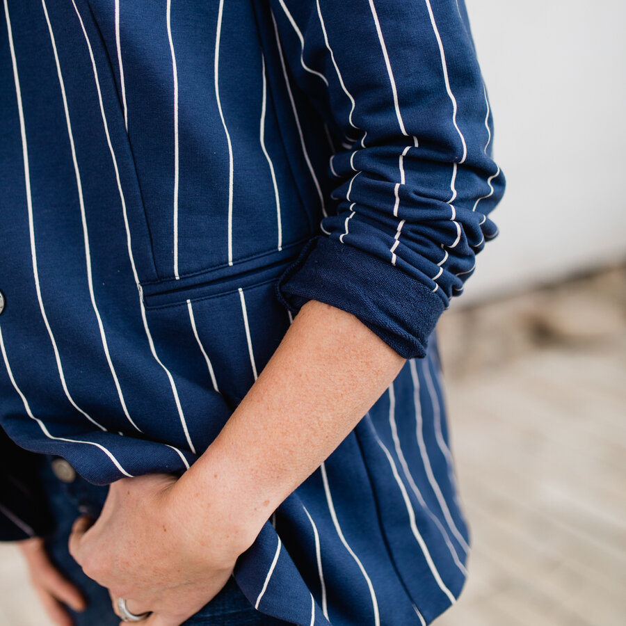 Tiding blazer - pitch indigo