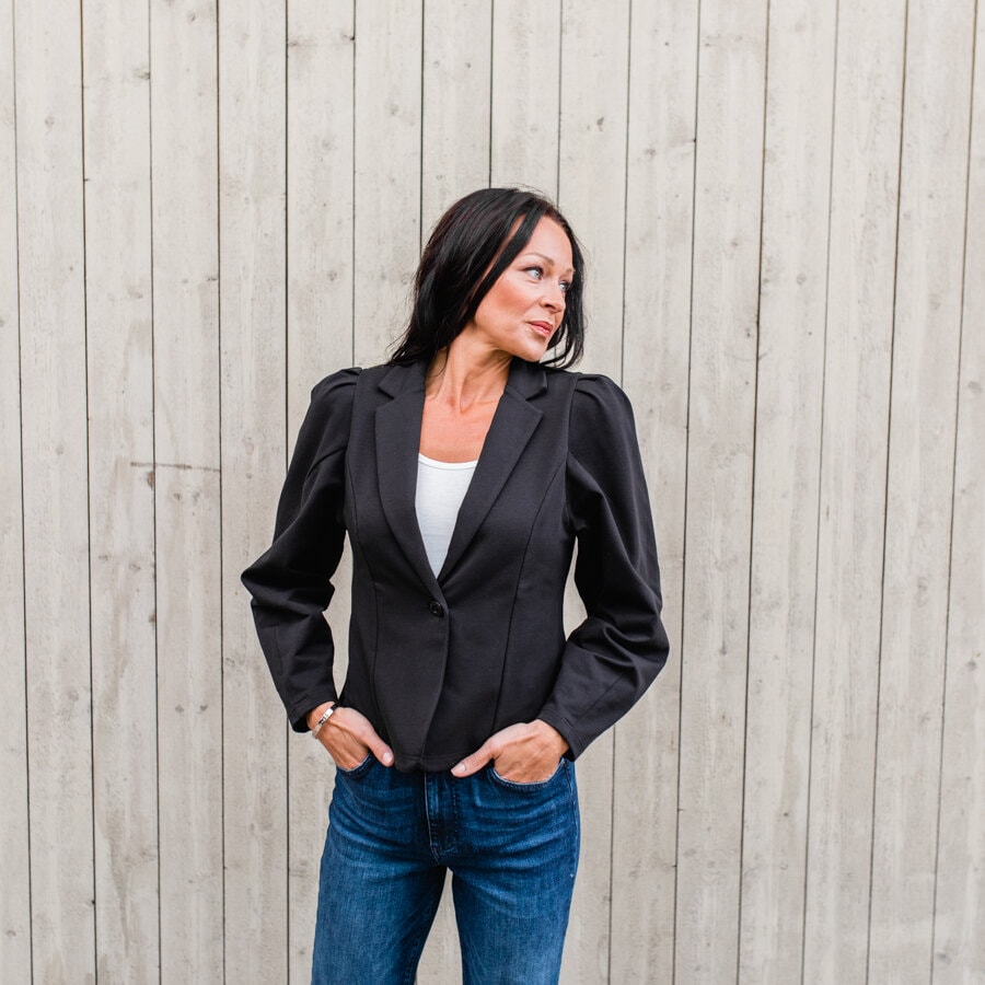 Intro blazer - black