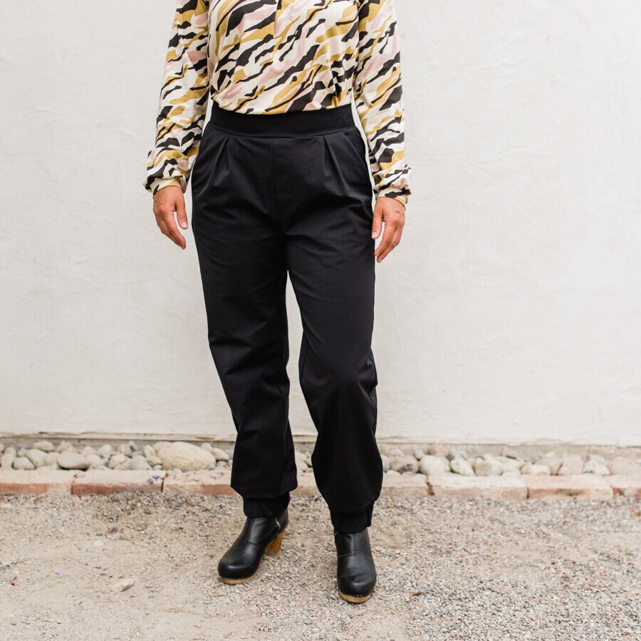 Feline pants - black