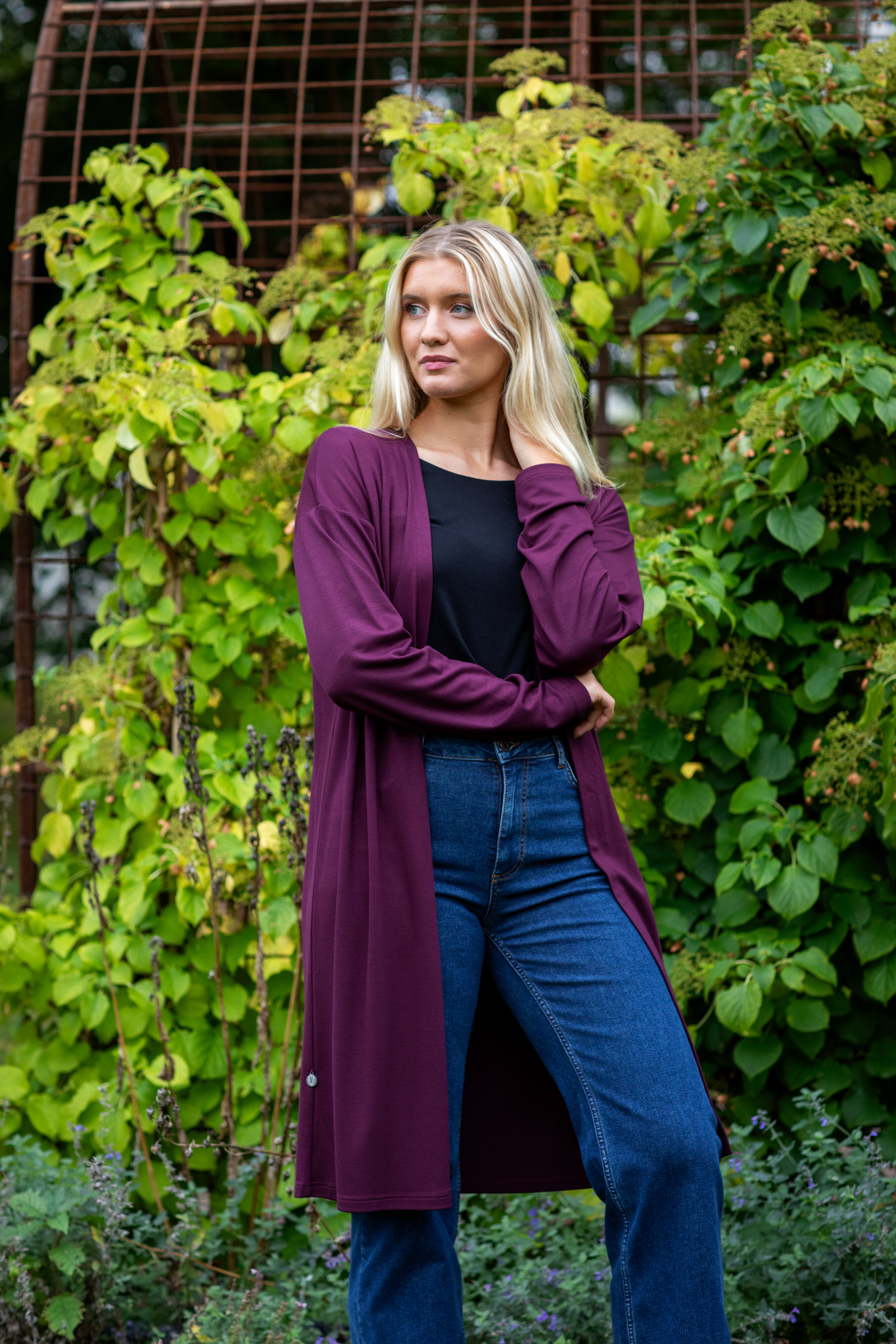 Olivia cardie - dark bordeaux
