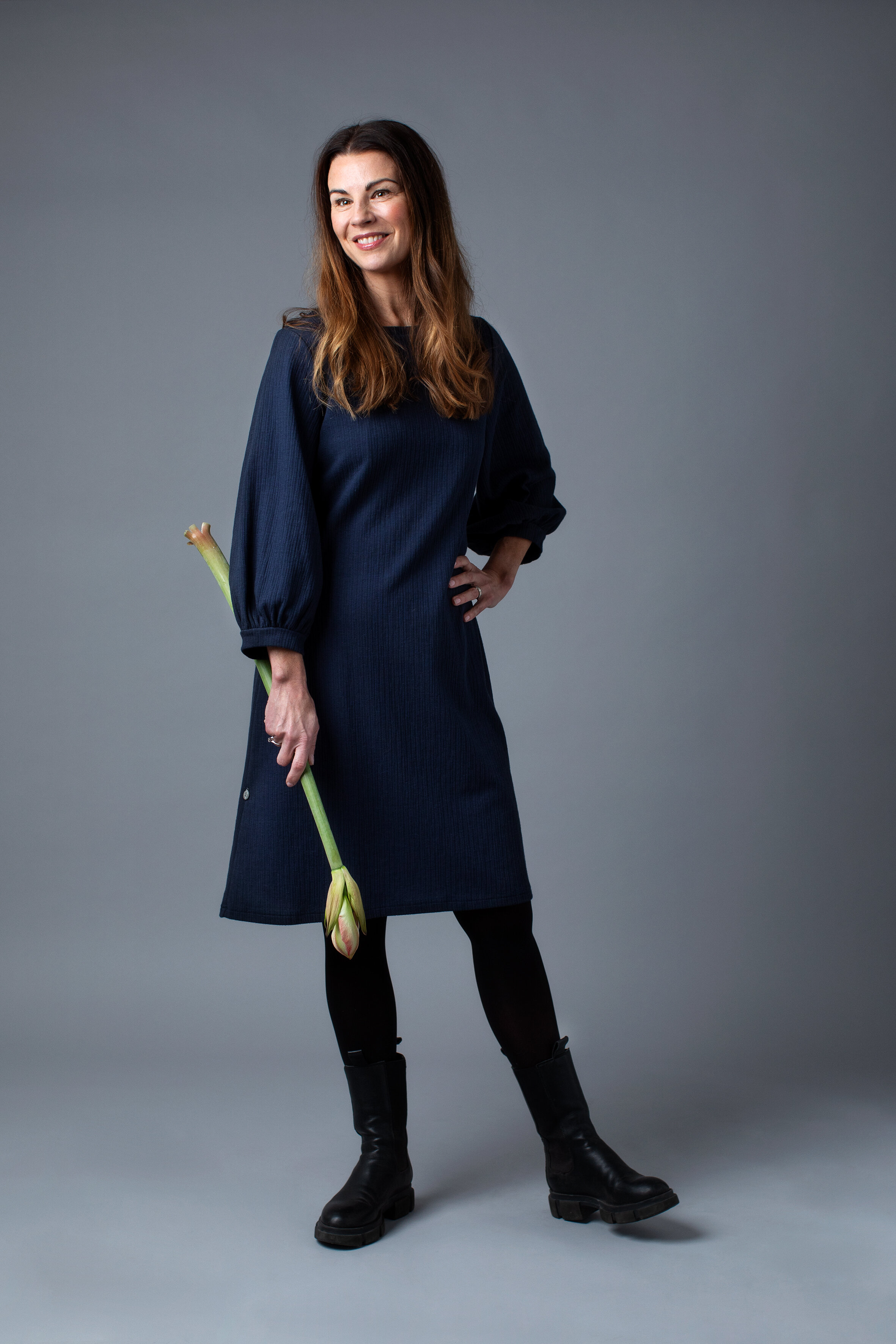 Marlene dress - dark blue