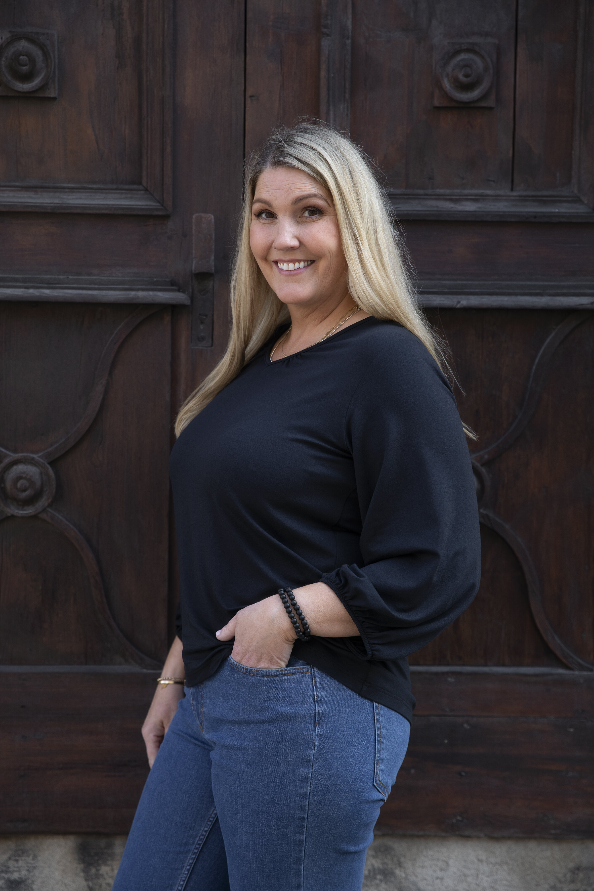 Michelle blouse - deep black