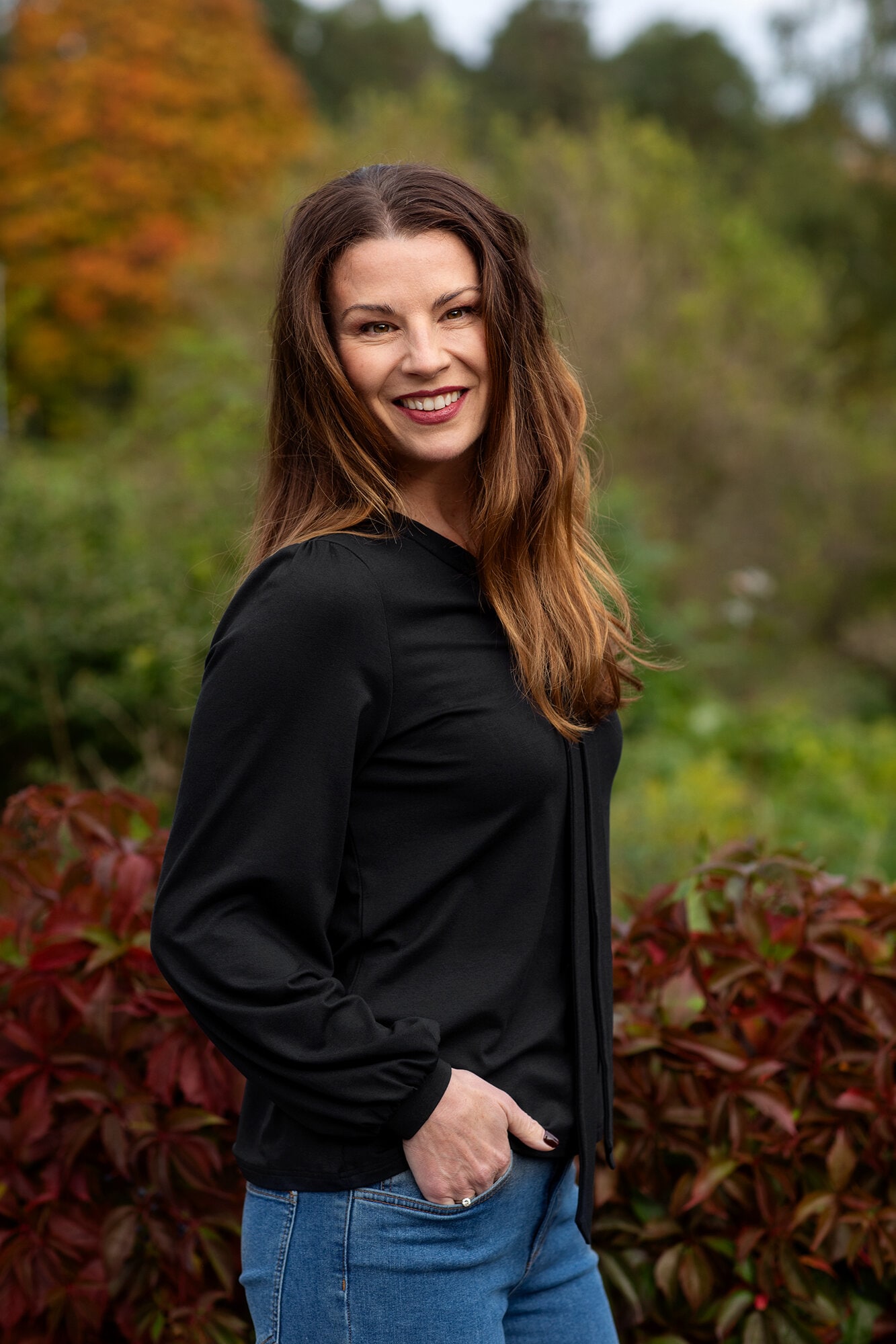Kinsley blouse - deep black