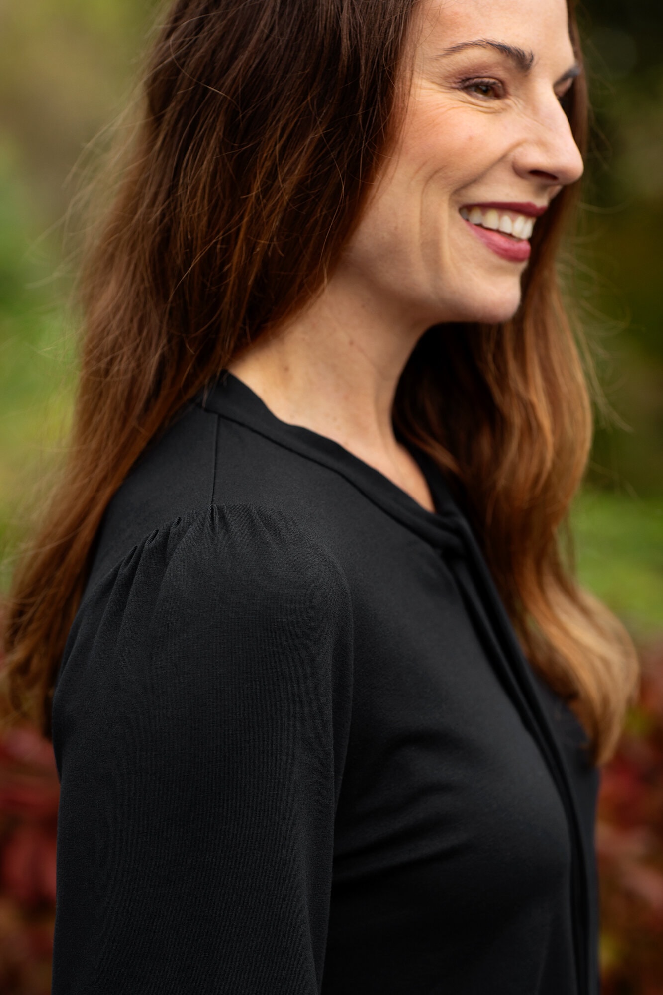 Kinsley blouse - deep black
