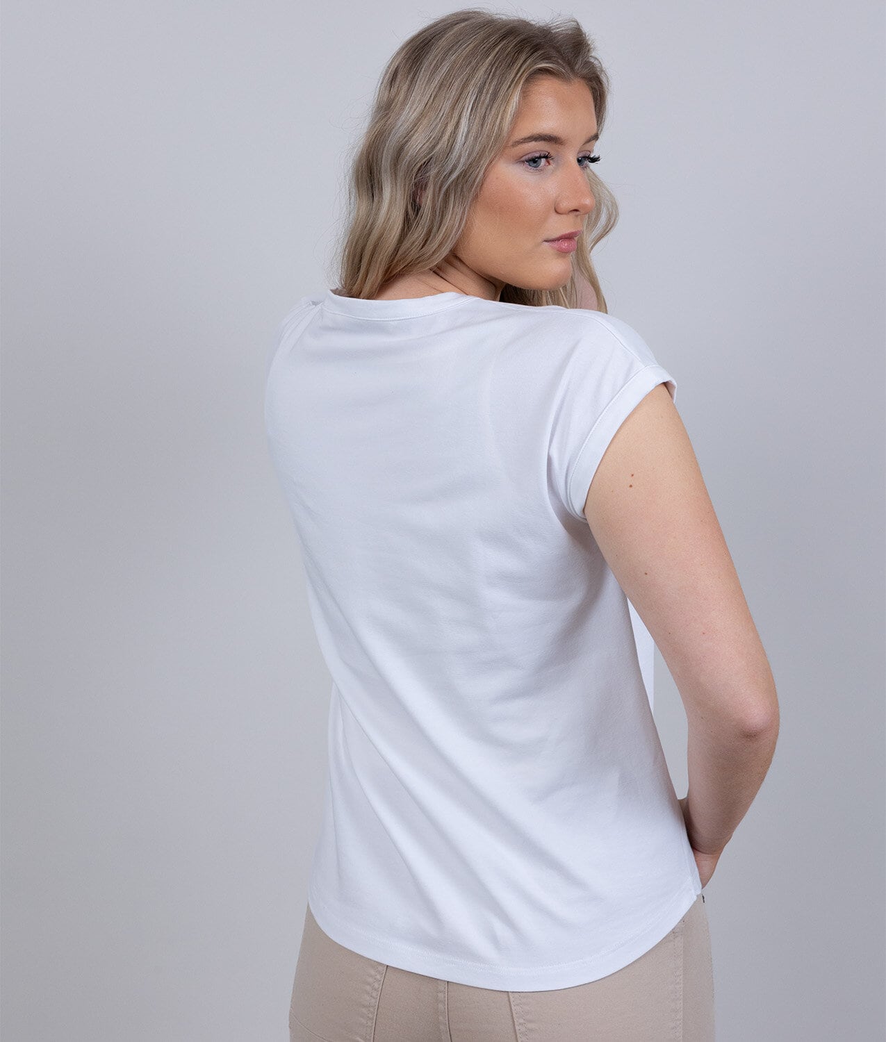 Anna top - fiore white