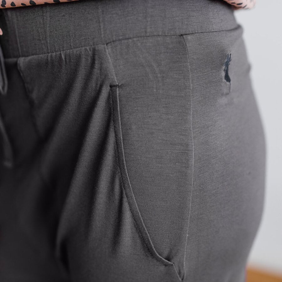 Bali pants - pitch grey