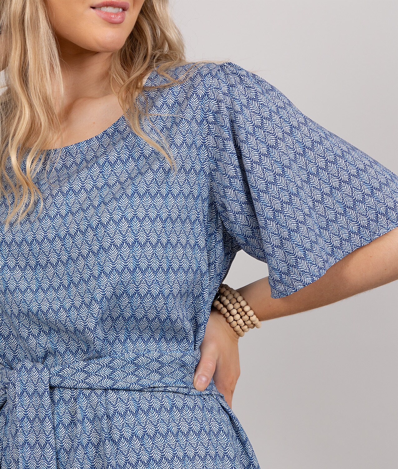 Fiona dress - cone mid blue