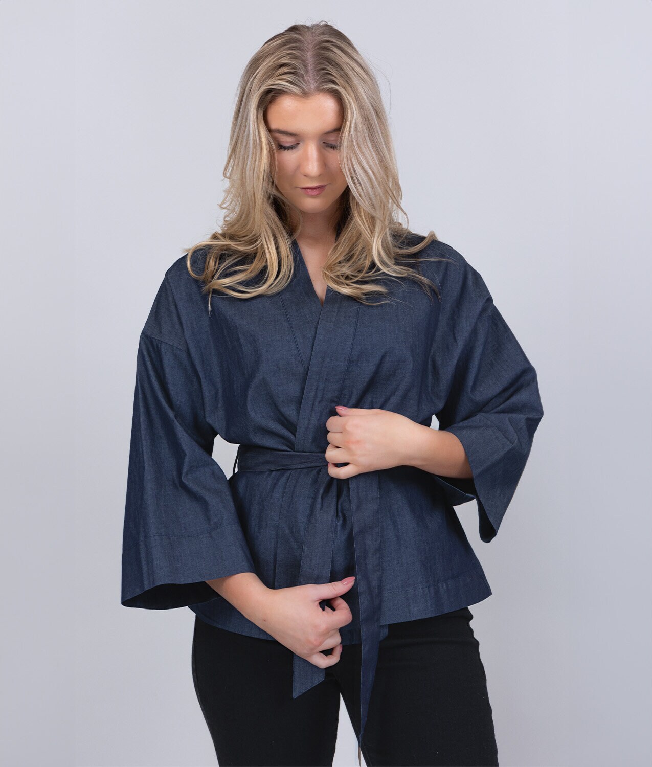 Larissa kimono - denim blue