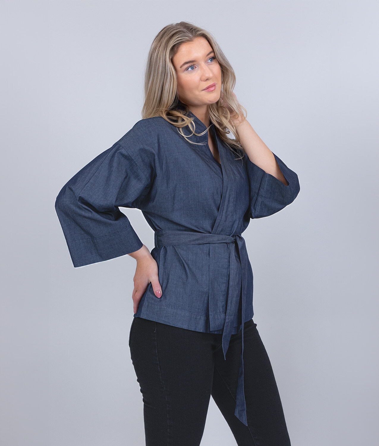 Larissa kimono - denim blue