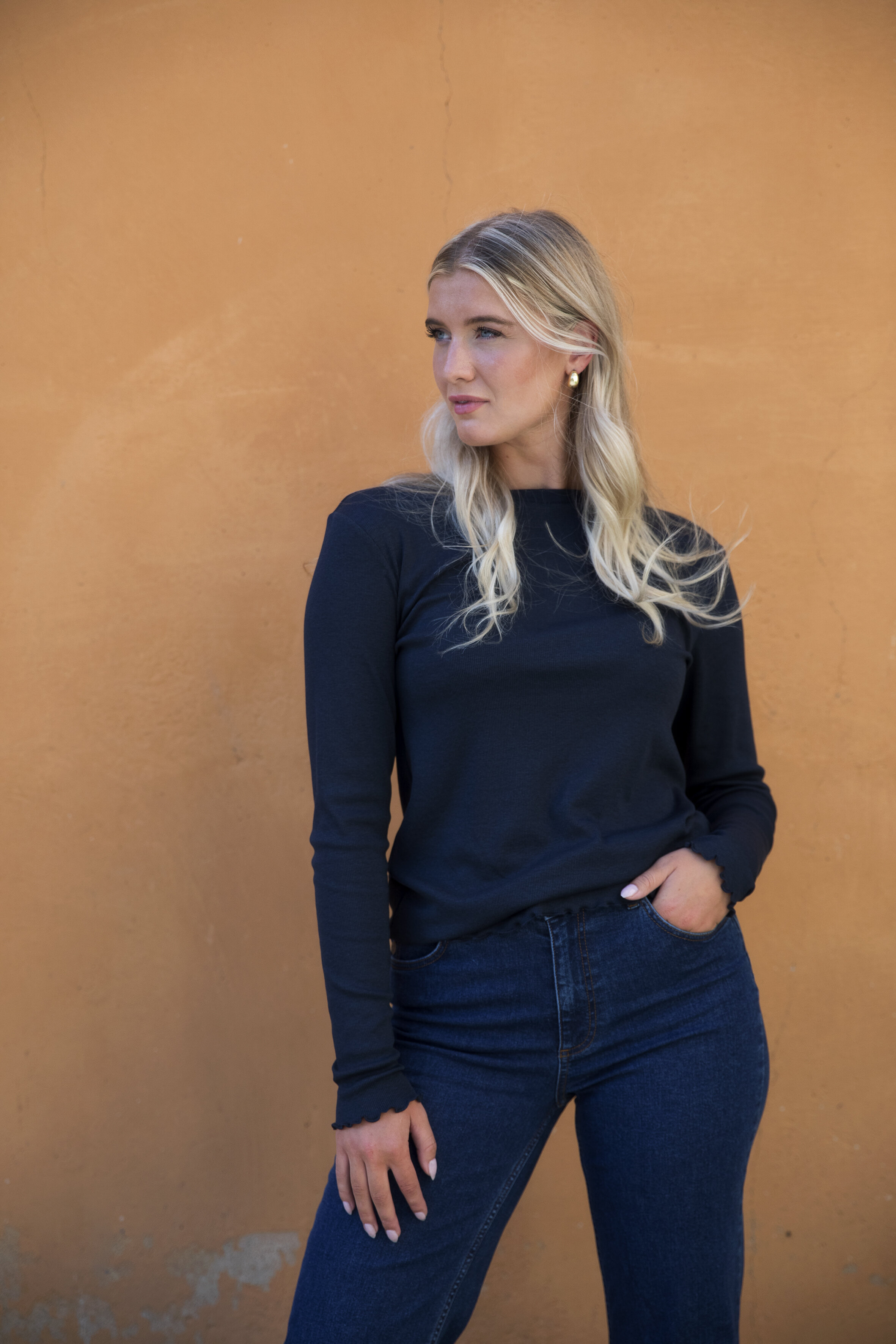 Eleanor top - dark blue