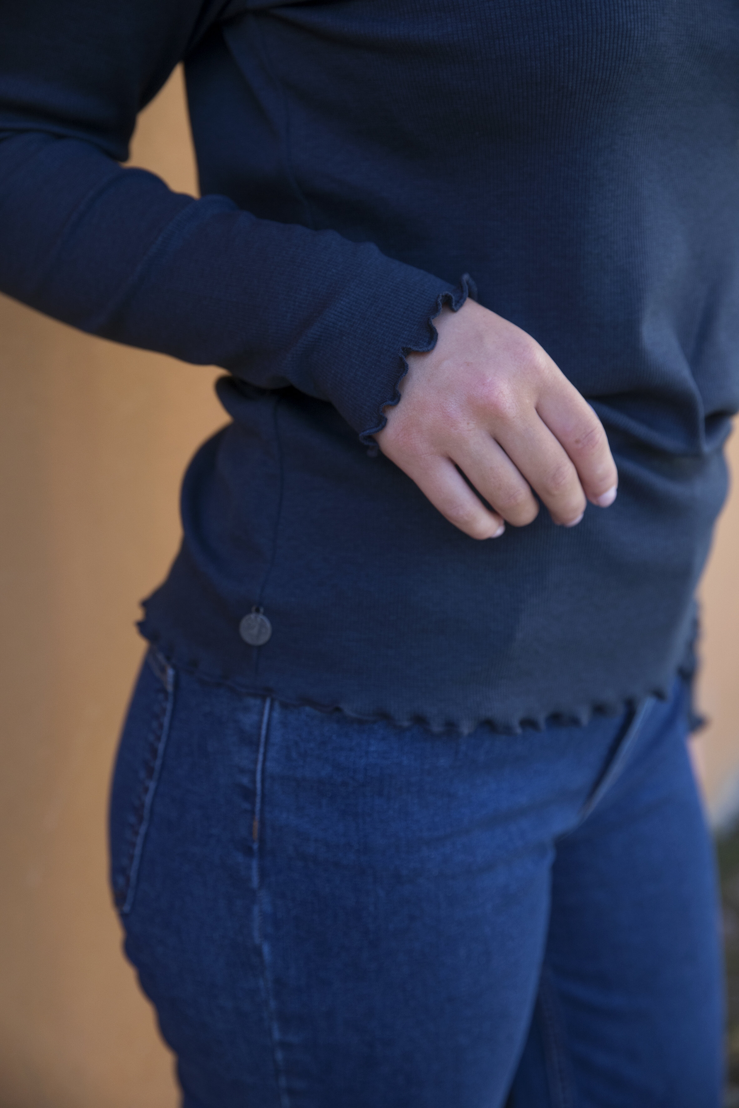 Eleanor top - dark blue