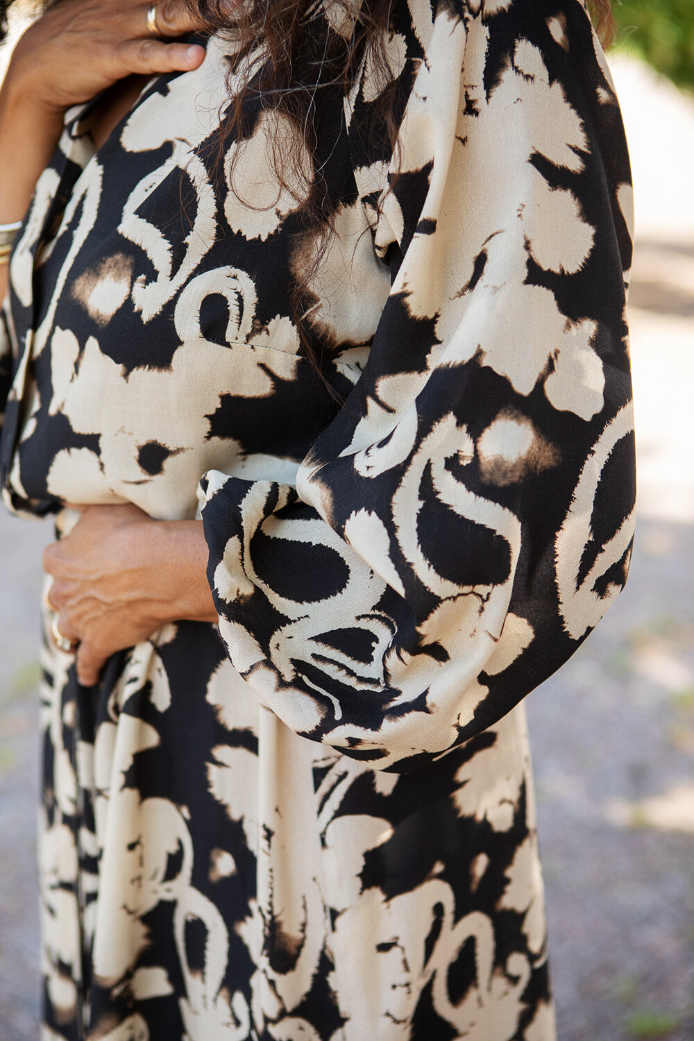 Freya dress - marbella black