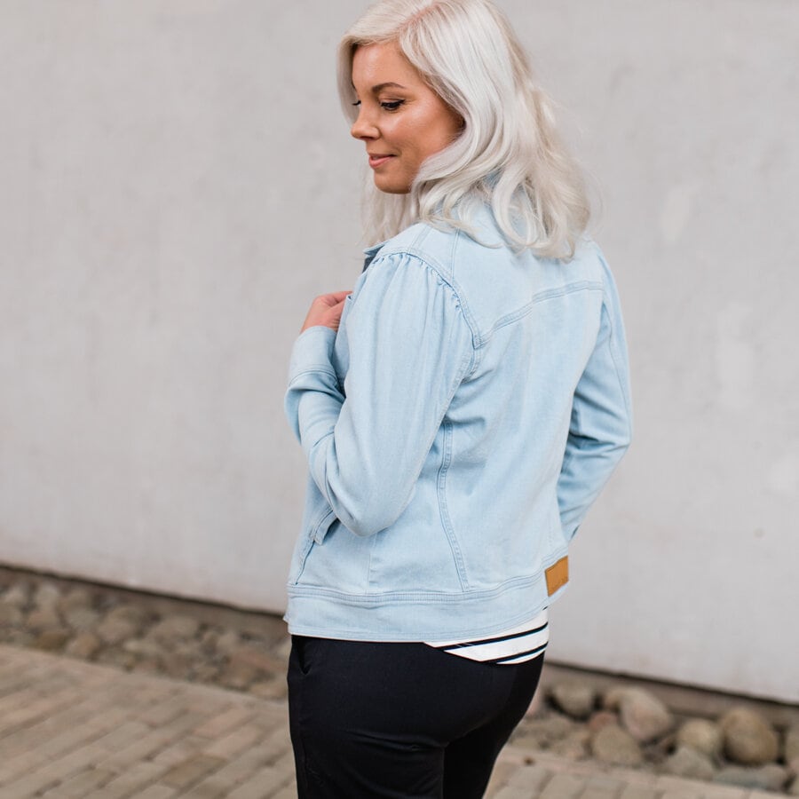 Ebba jeans jacket - cloud blue