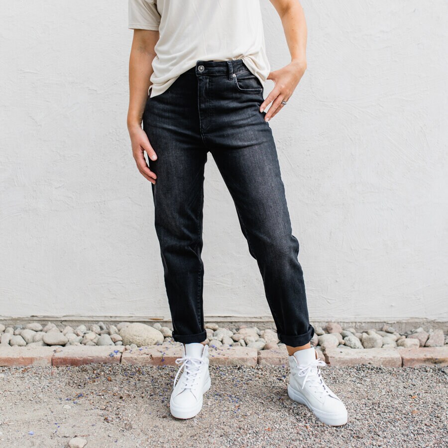 Steel jeans - washed black