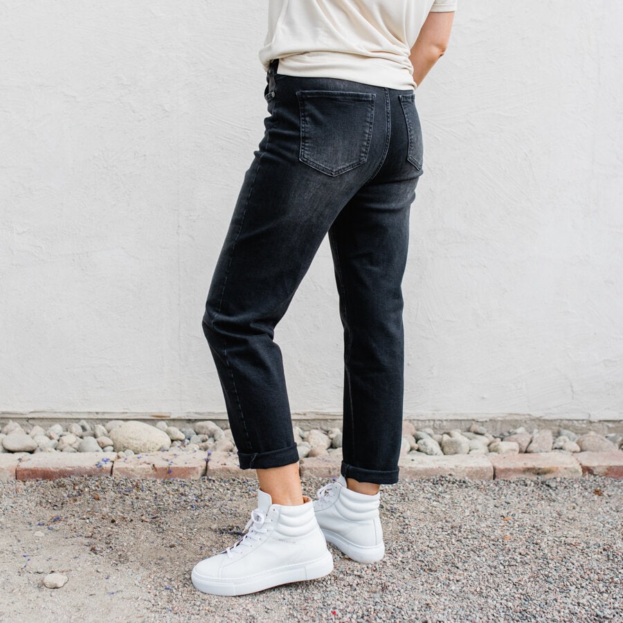 Steel jeans - washed black