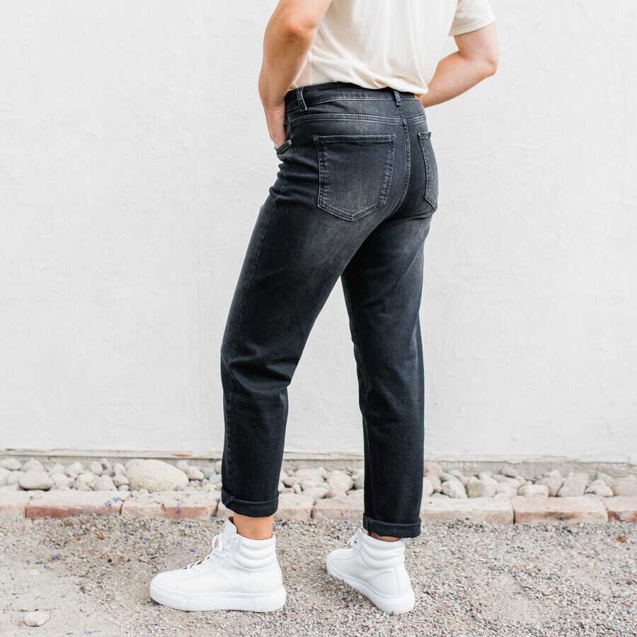 Steel jeans - washed black