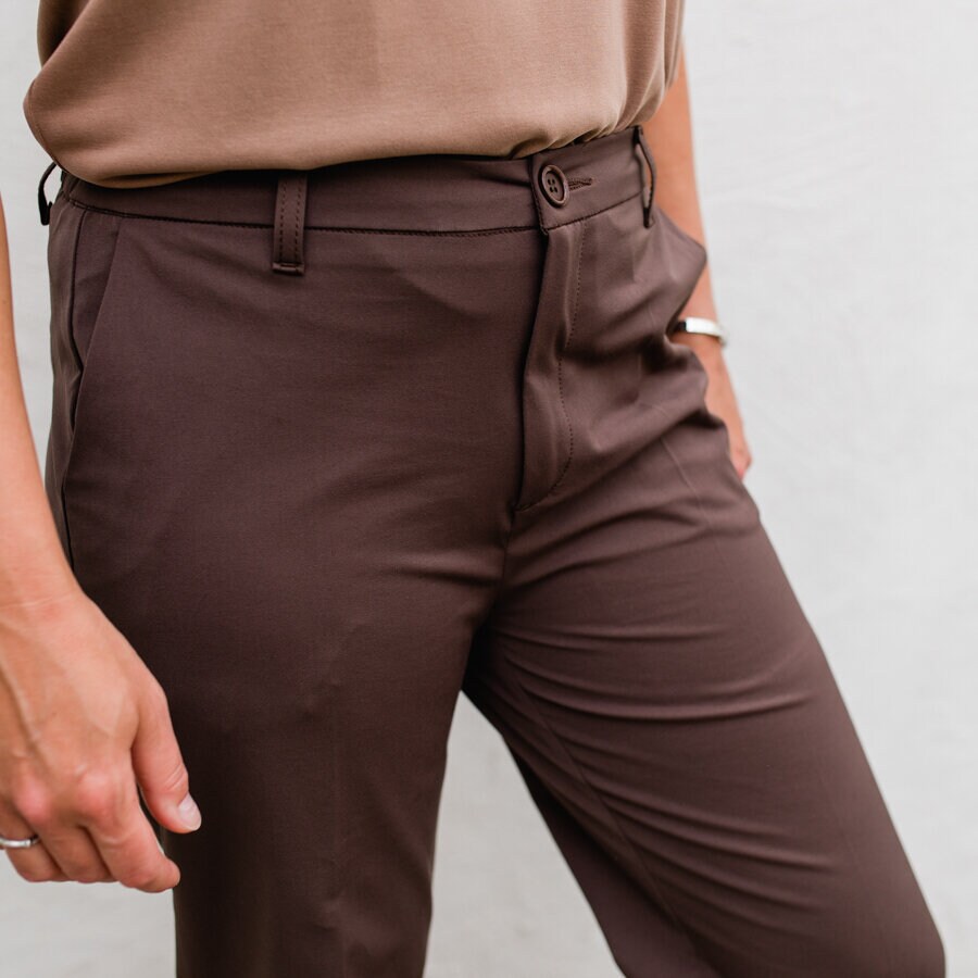 Soda pants - cone brown