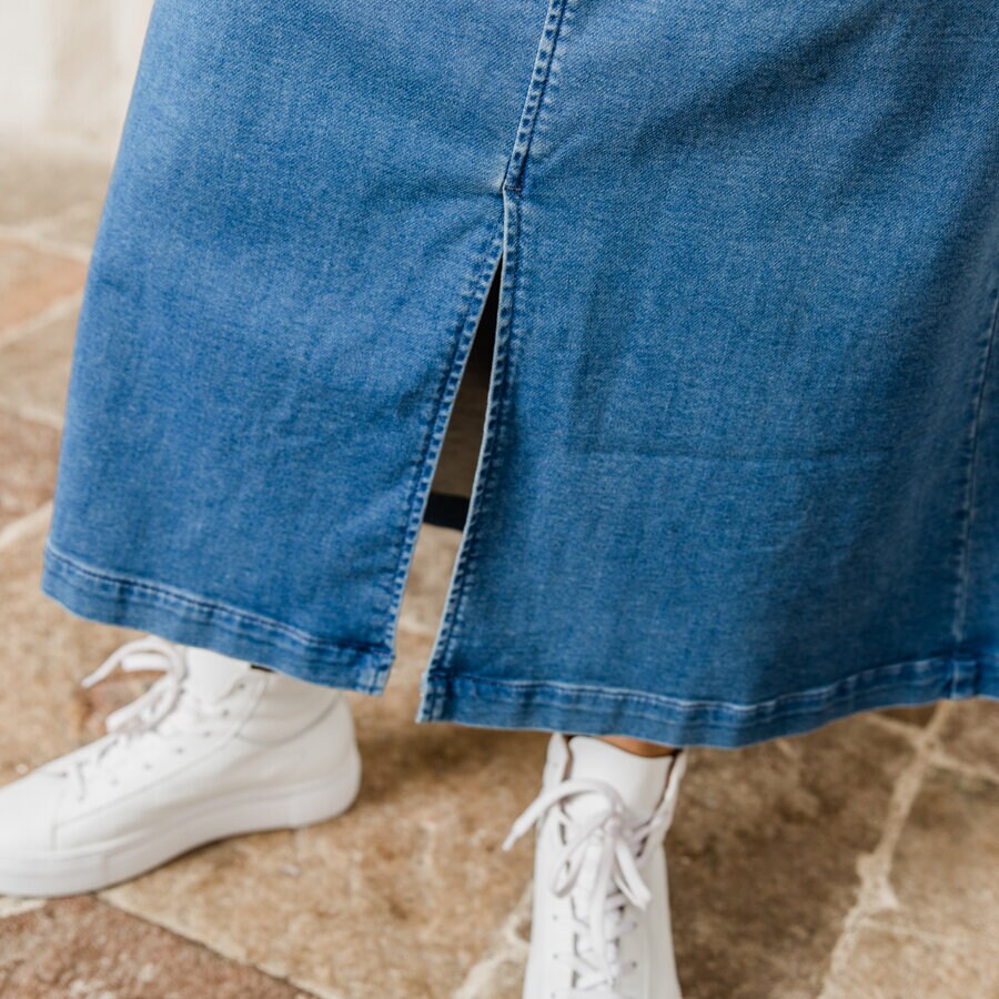 Palermo jeans skirt - mid blue