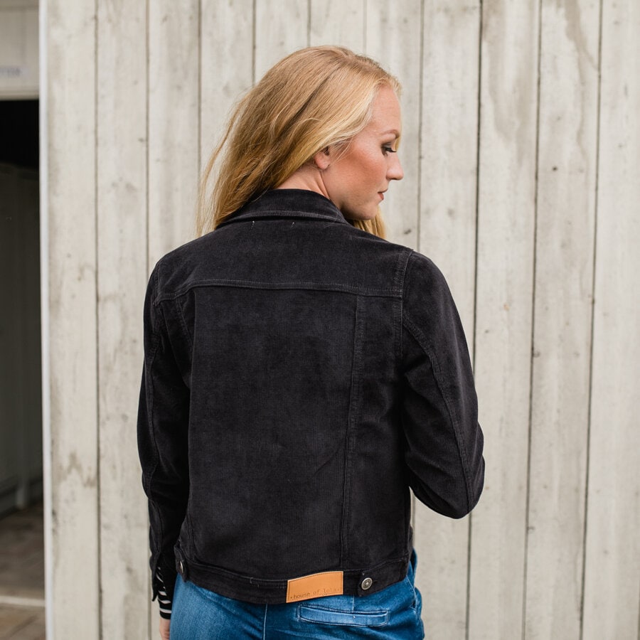 My cord jacket - dark grey