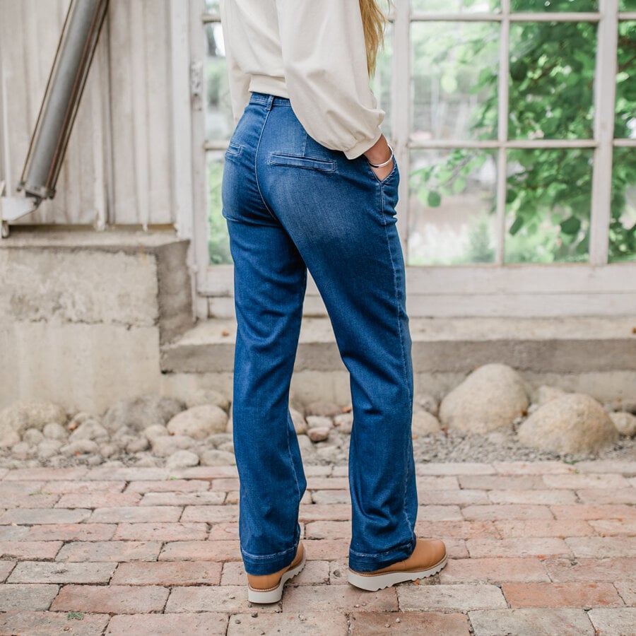 Apart jeans pants - dark blue