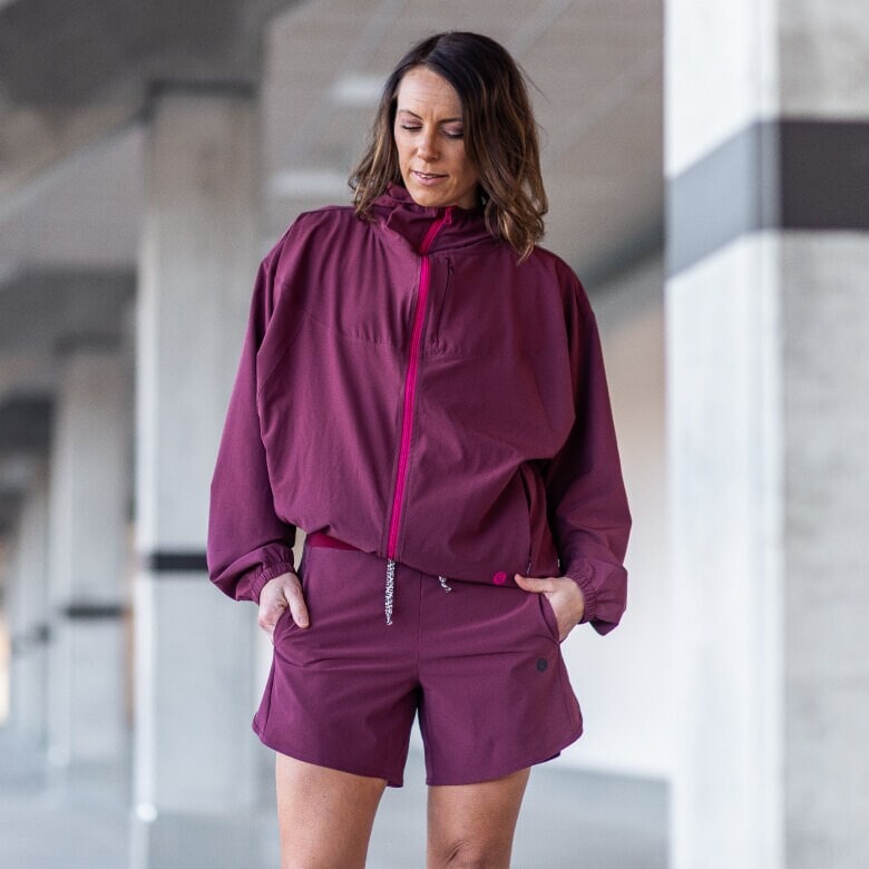 My jacket - aubergine