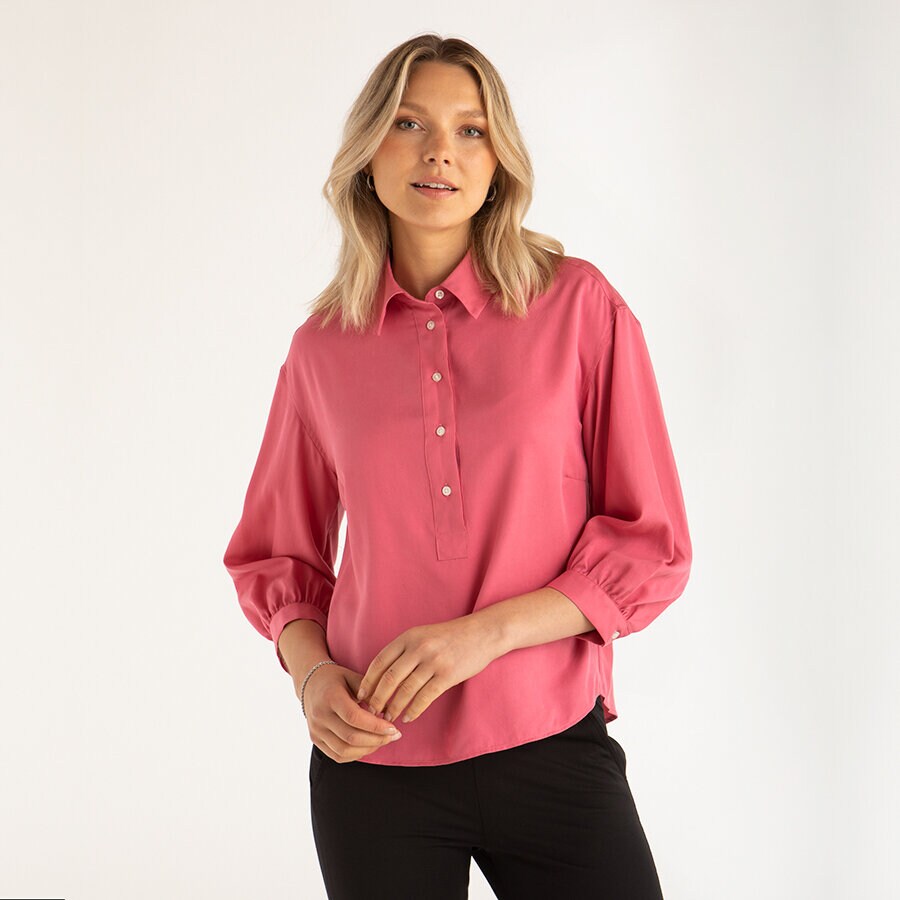 Aurora blouse - icy pink